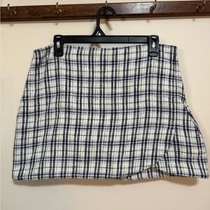 Abercrombie & Fitch Plaid Mini Skirt